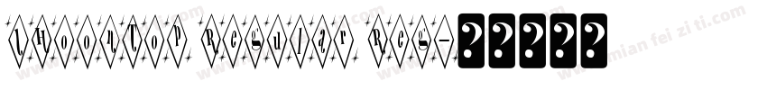 1HoonTop Regular Reg字体转换